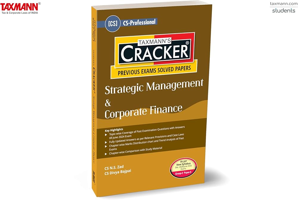 Strategic Management & Corporate Finance (Cracker)
