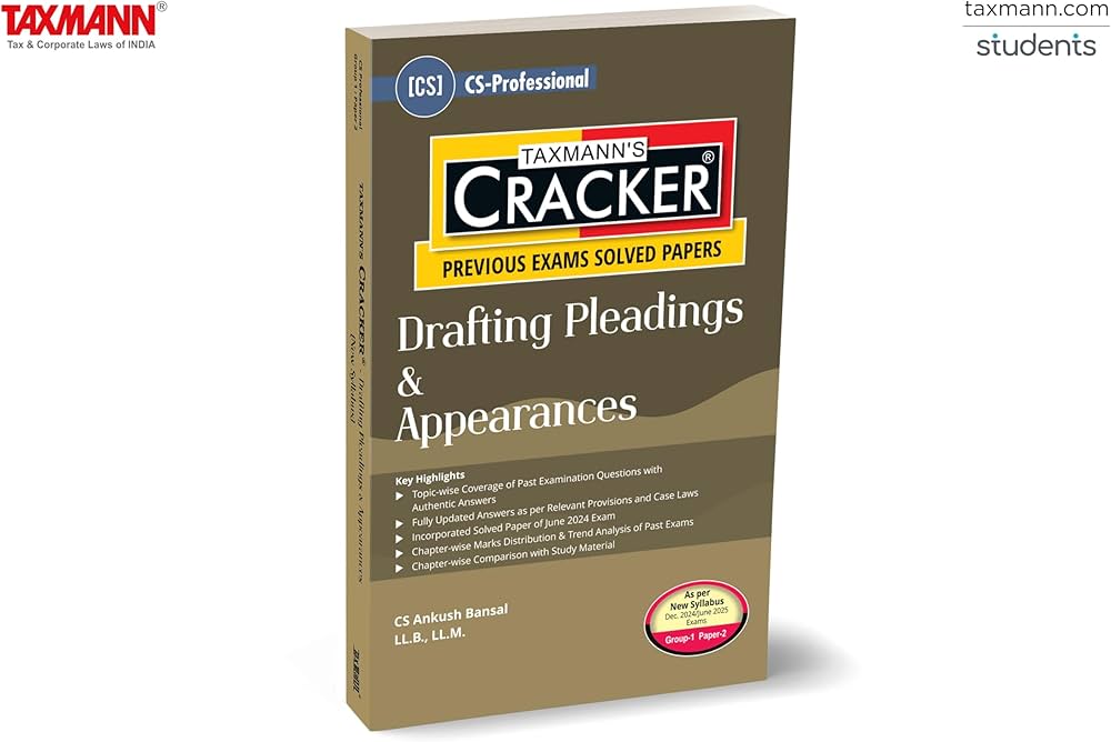 Drafting Pleadings & Appearances (Cracker)