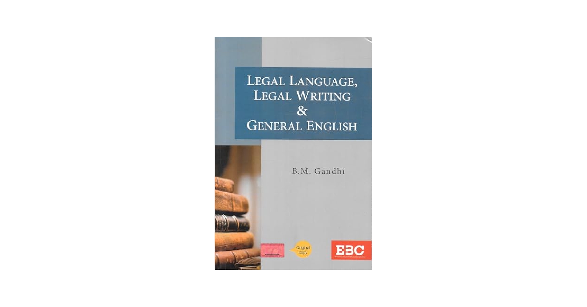 Legal Language, Legal Writing & General English