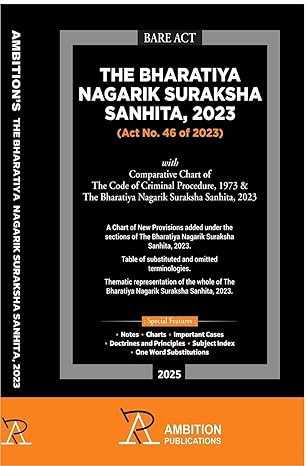 Bharatiya Nagarik Suraksha Sanhita, 2023 (BNSS) (Bare Act) 